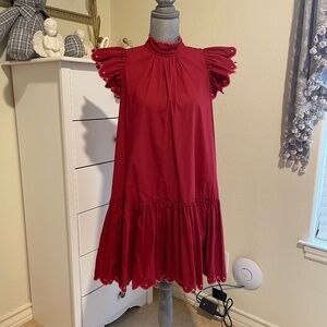 Corey Lynn Calter Designer Dress in Red Size Medium